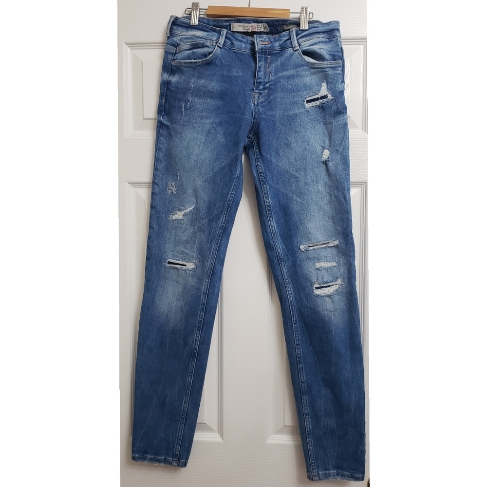 Zara Trafaluc Premium Wash Mid -Rise Skinny Jeans